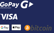 available-payment-methods - gopay - visa, mastercard, google pay, apple pay, bitcoin